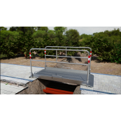 Aluminium | trench bridge | Width: 1.00 m | Length: approx 6.70 m